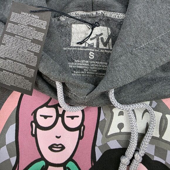 Groovie Daria MTV, Daria Go Away! Hoodie Sz Small - Picture 3 of 7